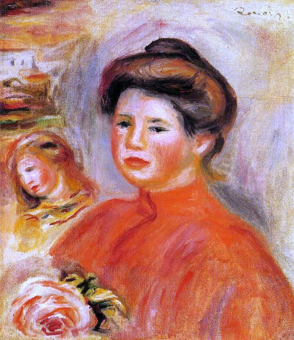  Pierre Auguste Renoir Gabrielle at Her Window - Canvas Art Print