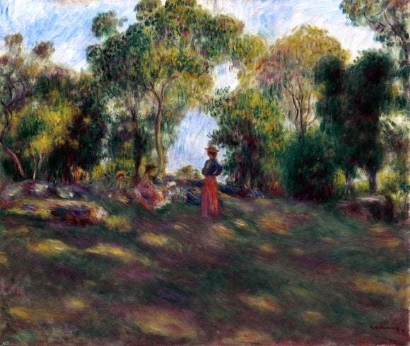  Pierre Auguste Renoir Landscape - Canvas Art Print