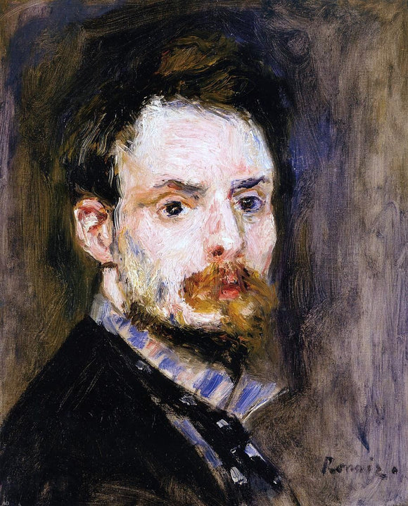  Pierre Auguste Renoir Self Portrait - Canvas Art Print