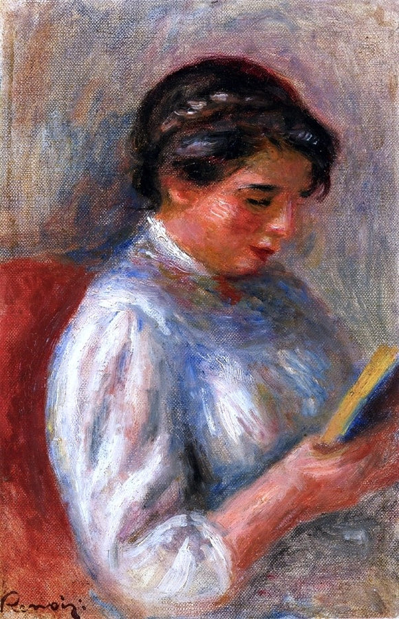  Pierre Auguste Renoir The Reader - Canvas Art Print