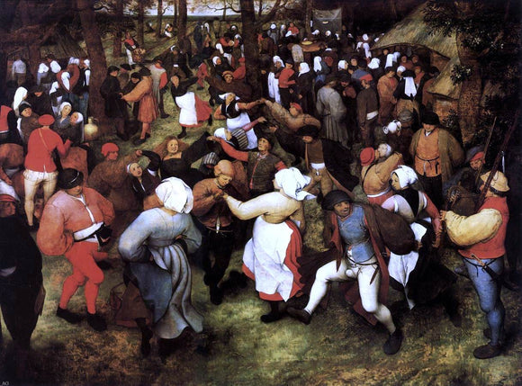  The Elder Pieter Bruegel Wedding Dance in the Open Air - Canvas Art Print