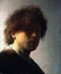  Rembrandt Van Rijn Self Portrait at an Early Age - Canvas Art Print