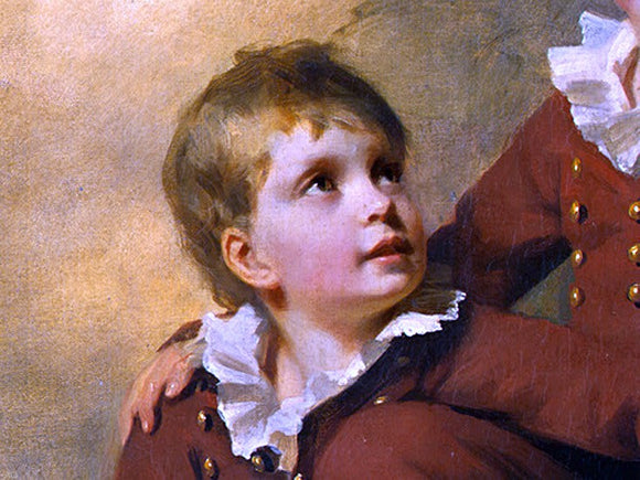  Sir Henry Raeburn The Binning Children [detail #2] - Canvas Art Print
