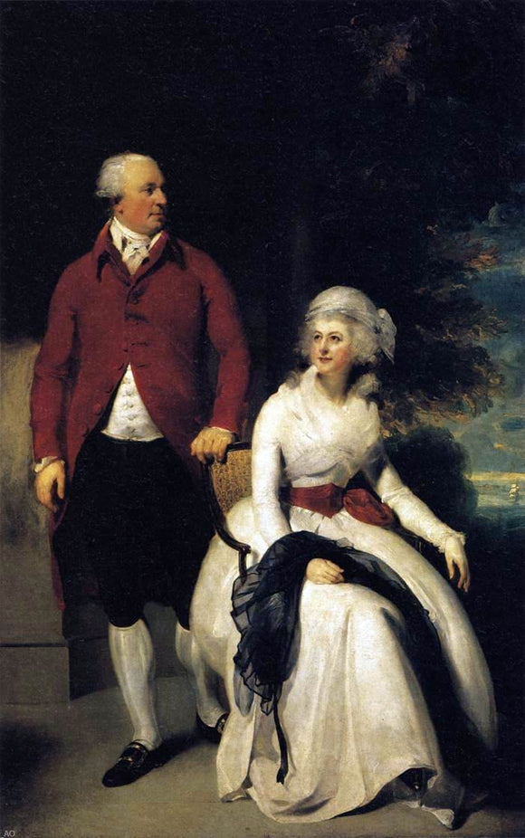  Sir Thomas Lawrence Mr and Mrs John Julius Angerstein - Canvas Art Print