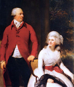  Sir Thomas Lawrence Mr and Mrs John Julius Angerstein (detail) - Canvas Art Print