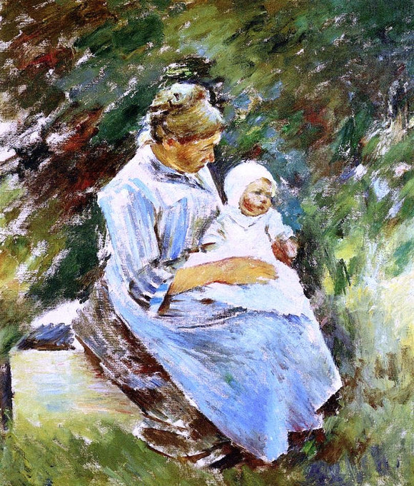  Theodore Robinson Mother and Child - Canvas Art Print