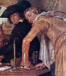  Willem Pietersz Buytewech Merry Company (detail) - Canvas Art Print