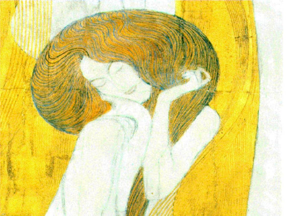  Gustav Klimt The Beethoven Frieze 2 - Canvas Art Print