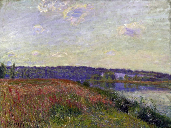  Alfred Sisley The Fields and Hills of Veneux-Nadon - Canvas Art Print