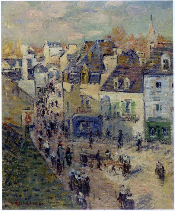 Gustave Loiseau Pont Aven - Canvas Art Print