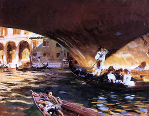  John Singer Sargent The Rialto (also known as Grand Canal) - Canvas Art Print