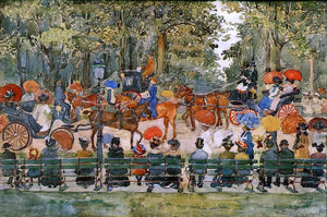  Maurice Prendergast Central Park - Canvas Art Print