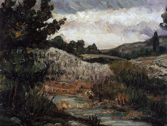  Paul Cezanne Landscape - Mount Saint-Victoire - Canvas Art Print
