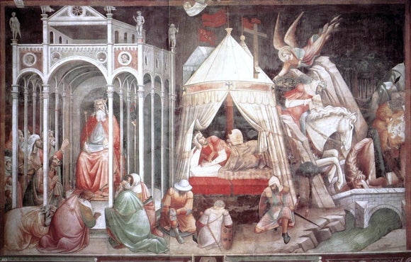  Agnolo Gaddi The Triumph of the Cross (detail) - Canvas Art Print