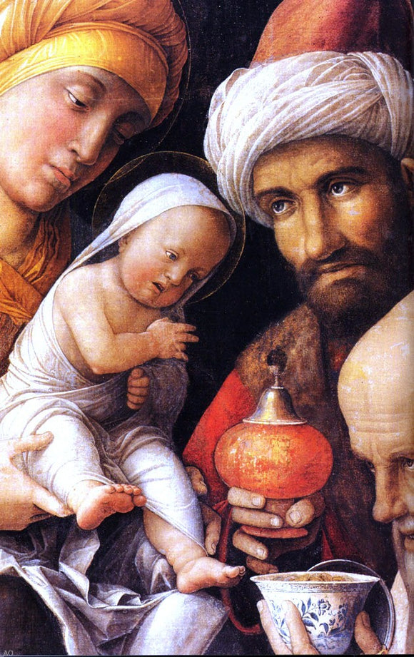  Andrea Mantegna Adoration of the Magi [detail] - Canvas Art Print