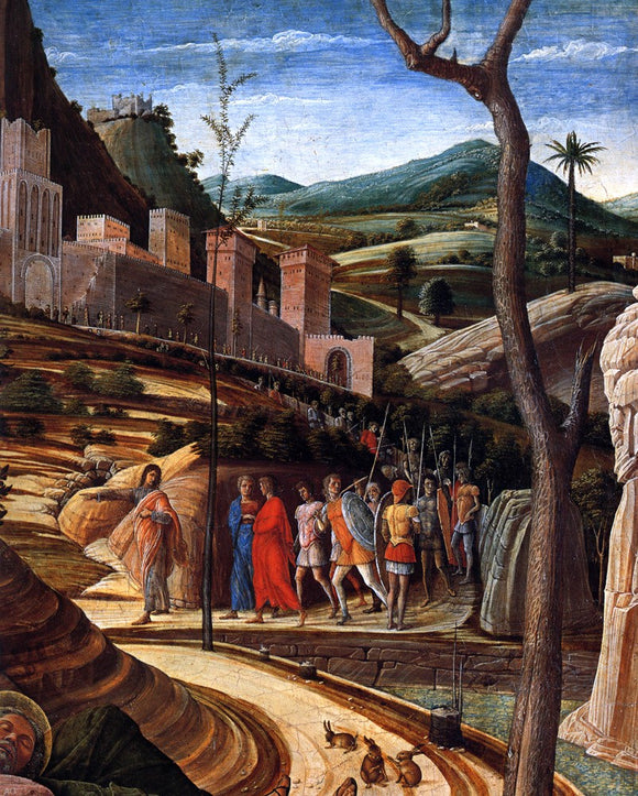 Andrea Mantegna Agony in the Garden [detail] - Canvas Art Print
