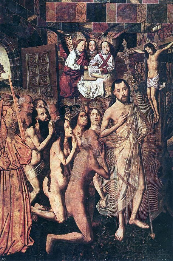  Bartolome Bermejo Christ Leading the Patriarchs to the Paradise - Canvas Art Print