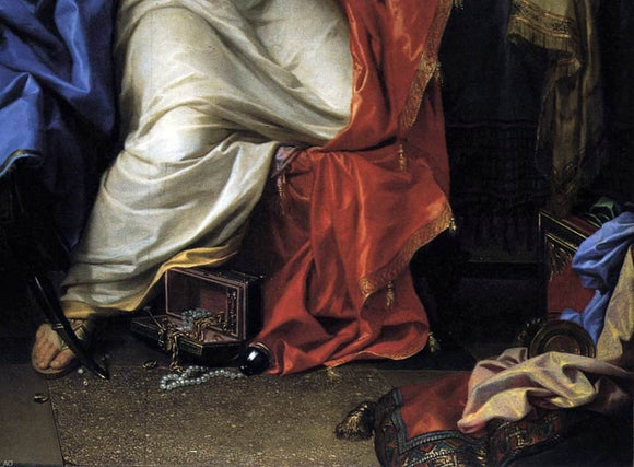  Charles Le Brun The Repentant Magdalen (detail) - Canvas Art Print