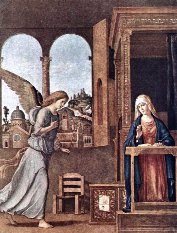  Cima Da Conegliano The Annunciation - Canvas Art Print