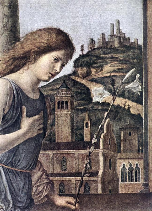  Cima Da Conegliano The Annunciation (detail) - Canvas Art Print