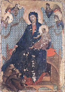  Duccio Di Buoninsegna Madonna of the Franciscans - Canvas Art Print