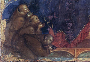  Duccio Di Buoninsegna Madonna of the Franciscans (detail) - Canvas Art Print