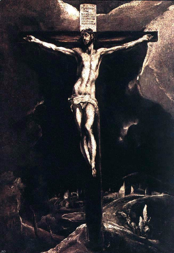  El Greco Christ on the Cross - Canvas Art Print