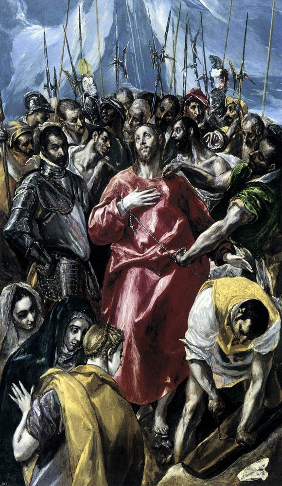  El Greco The Disrobing of Christ (El Espolio) - Canvas Art Print