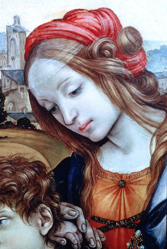  Filippino Lippi Holy Family (detail) - Canvas Art Print