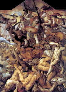  The Elder Frans Floris The Fall of the Rebellious Angels - Canvas Art Print