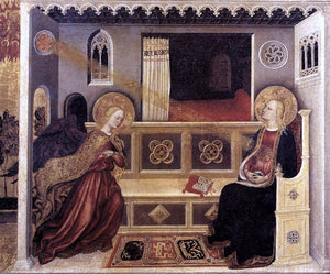  Gentile Da Fabriano Annunciation - Canvas Art Print