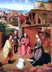  Gerard David The Nativity - Canvas Art Print