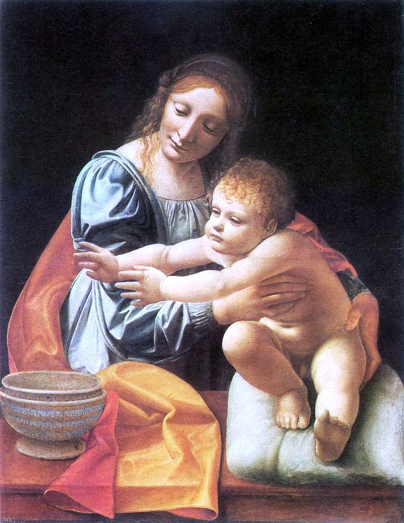  Giovanni Antonio Boltraffio The Virgin and Child - Canvas Art Print