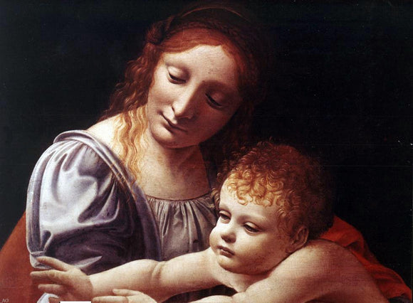  Giovanni Antonio Boltraffio The Virgin and Child (detail #1) - Canvas Art Print