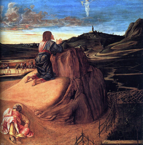  Giovanni Bellini Agony in the Garden (detail) - Canvas Art Print