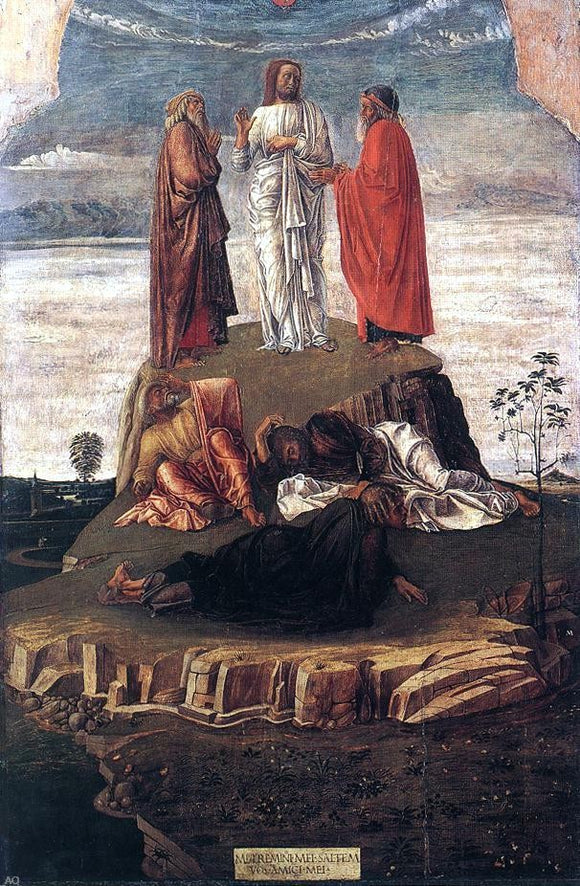  Giovanni Bellini Transfiguration of Christ - Canvas Art Print