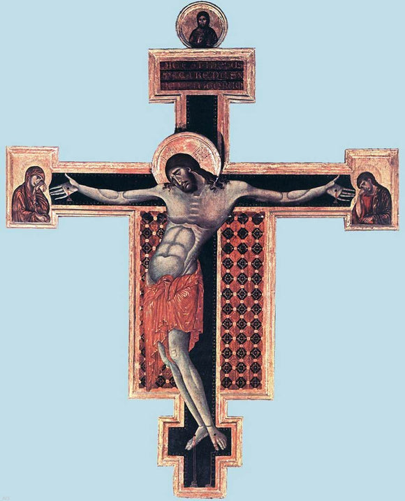  Giovanni Cimabue Crucifix - Canvas Art Print