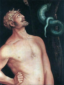  Hans Baldung Adam (detail) - Canvas Art Print