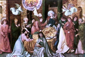  The Elder Hans Holbein Death of the Virgin - Canvas Art Print
