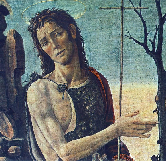  Jacopo Del Sellaio St John the Baptist (detail) - Canvas Art Print