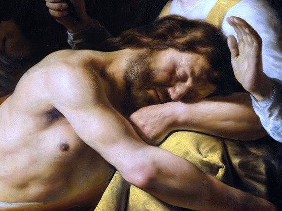  Jan Lievens Samson and Delilah [detail #2] - Canvas Art Print