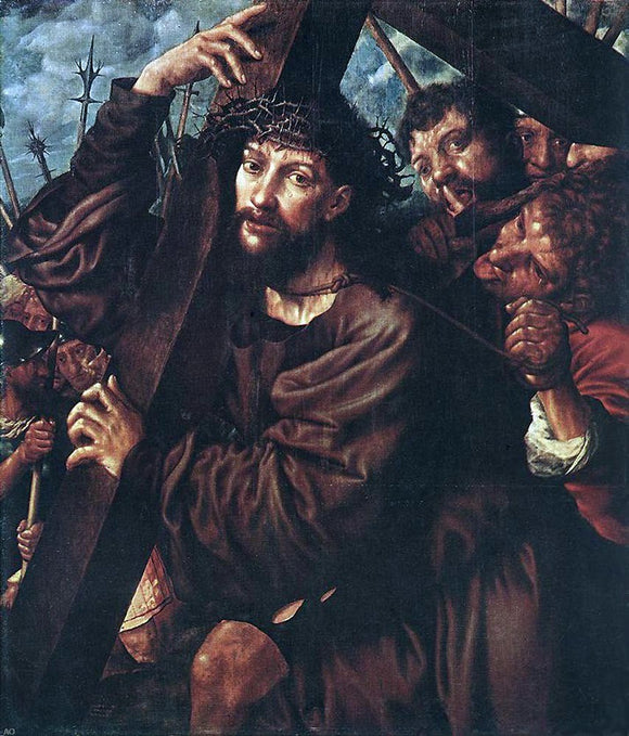  Jan Sanders Van Hemessen Christ Carrying the Cross - Canvas Art Print