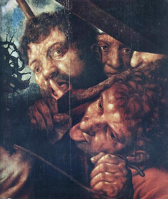  Jan Sanders Van Hemessen Christ Carrying the Cross (detail) - Canvas Art Print