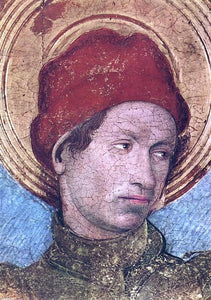  Jaume Huguet Triptych of Saint George (detail) - Canvas Art Print
