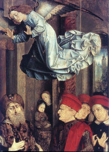  Joos Van Wassenhove The Institution of the Eucharist (detail) - Canvas Art Print
