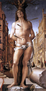  Liberale Da Verona St Sebastian - Canvas Art Print
