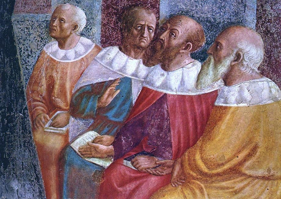  Masolino Da panicale The Philosophers of Alexandria (detail) - Canvas Art Print