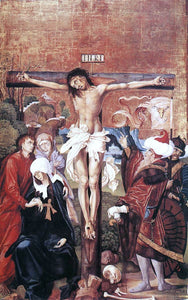  Master M S The Crucifixion - Canvas Art Print