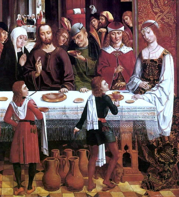  Master catholic Kings The Marriage at Cana (detail) - Canvas Art Print