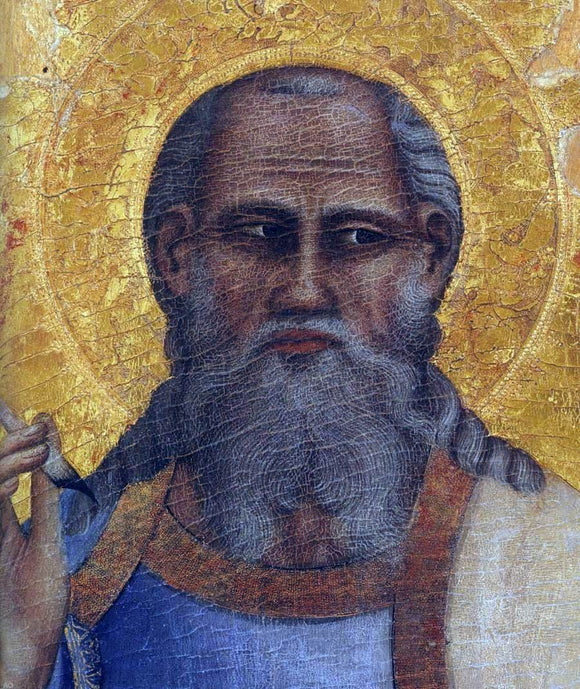  Nardo Di Cione St John the Evangelist (detail) - Canvas Art Print